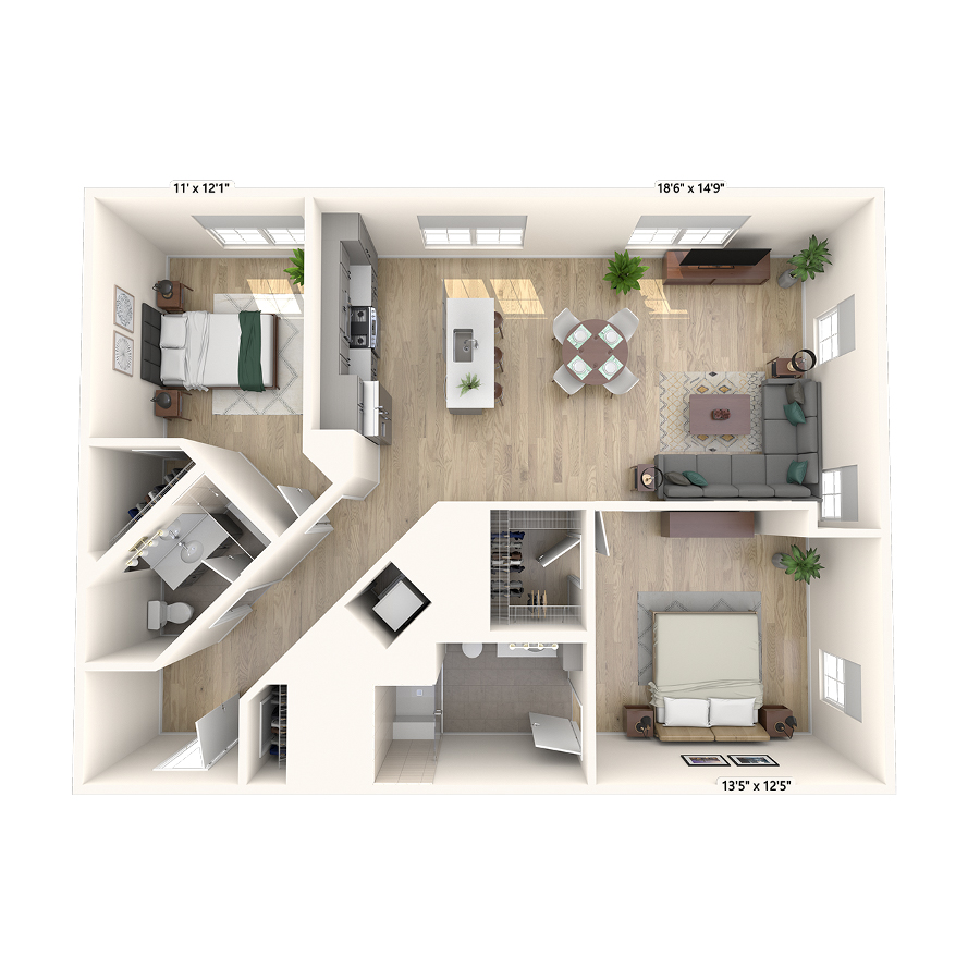 Ridge 1 floor plan
