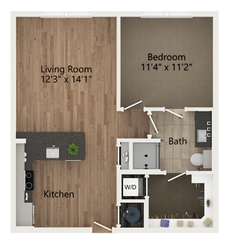 A2 floor plan