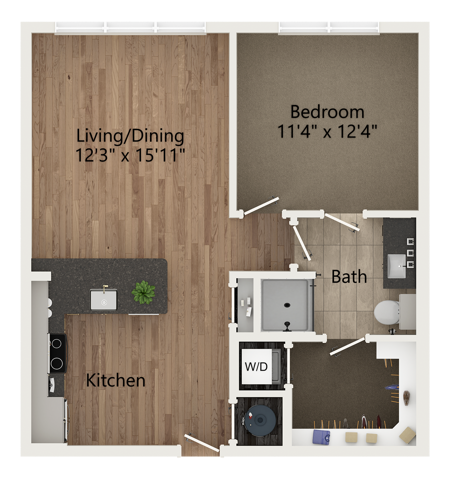 A2B floor plan