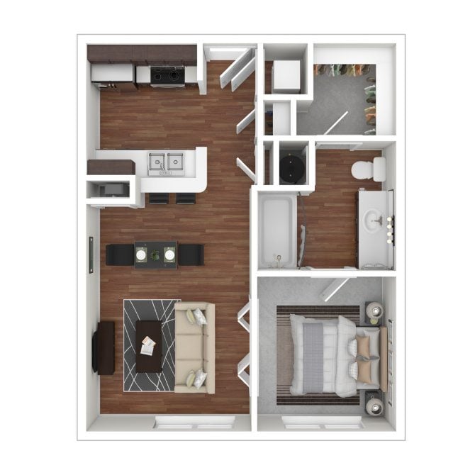 Sunshine Peak - Renovated floor plan