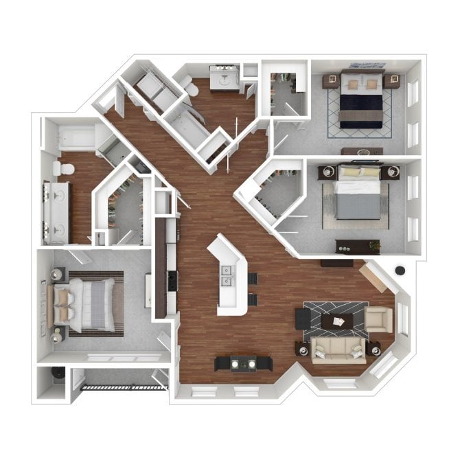 Greys Peak - Renovated floor plan