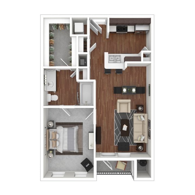 Huron Peak - Renovated floor plan