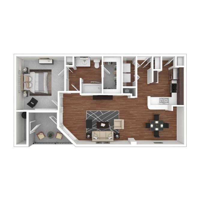 Windom Peak - Renovated floor plan