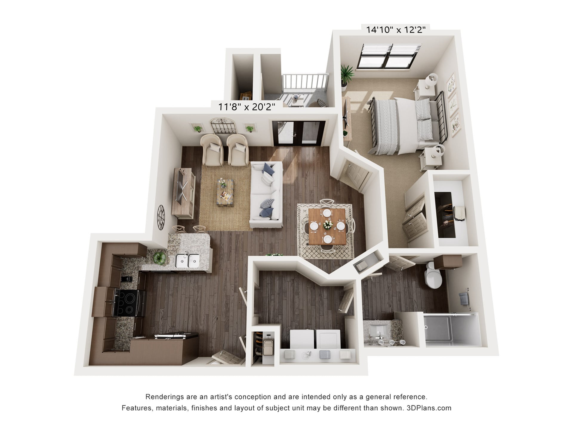 A2 floor plan