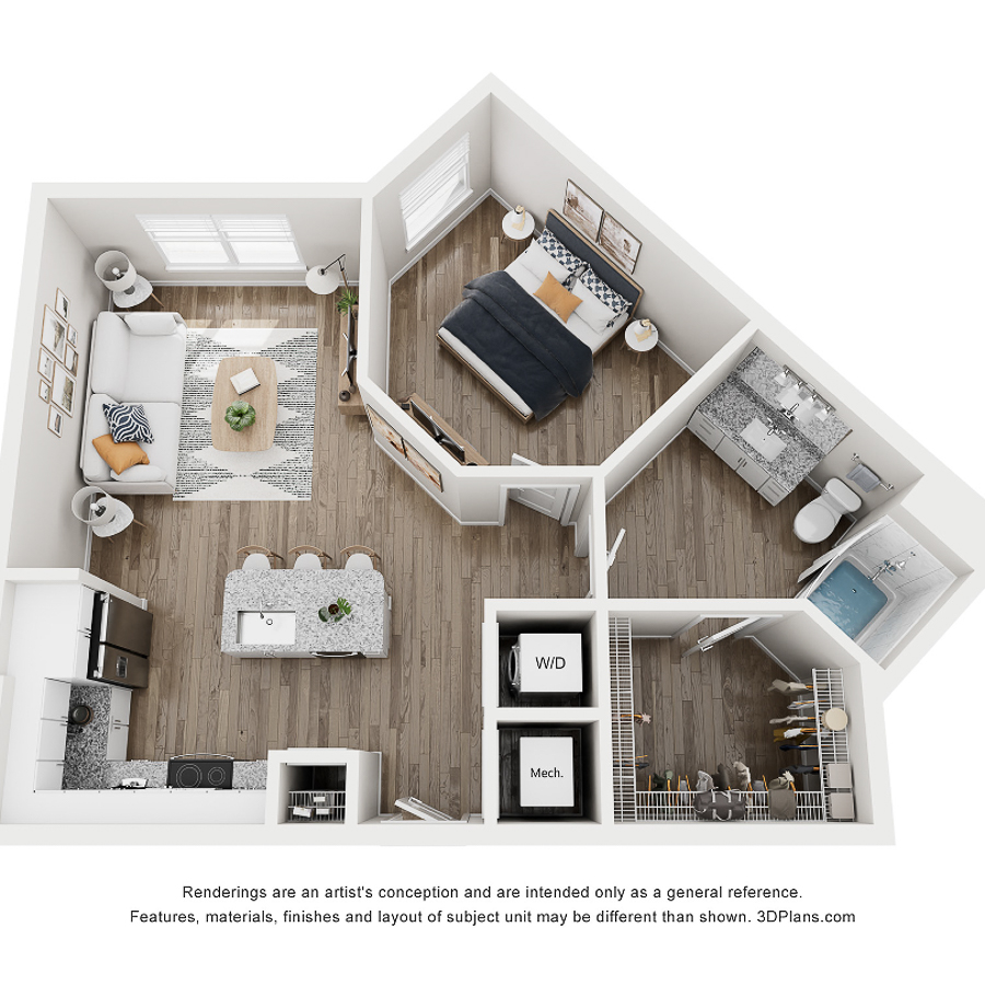 A2 floor plan