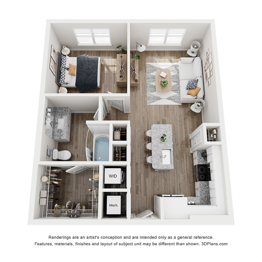 A1 ALT floor plan