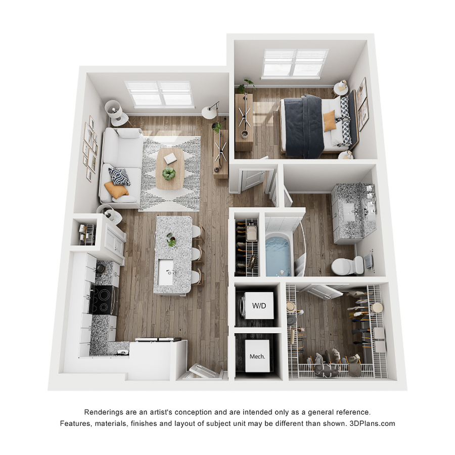 A1 floor plan