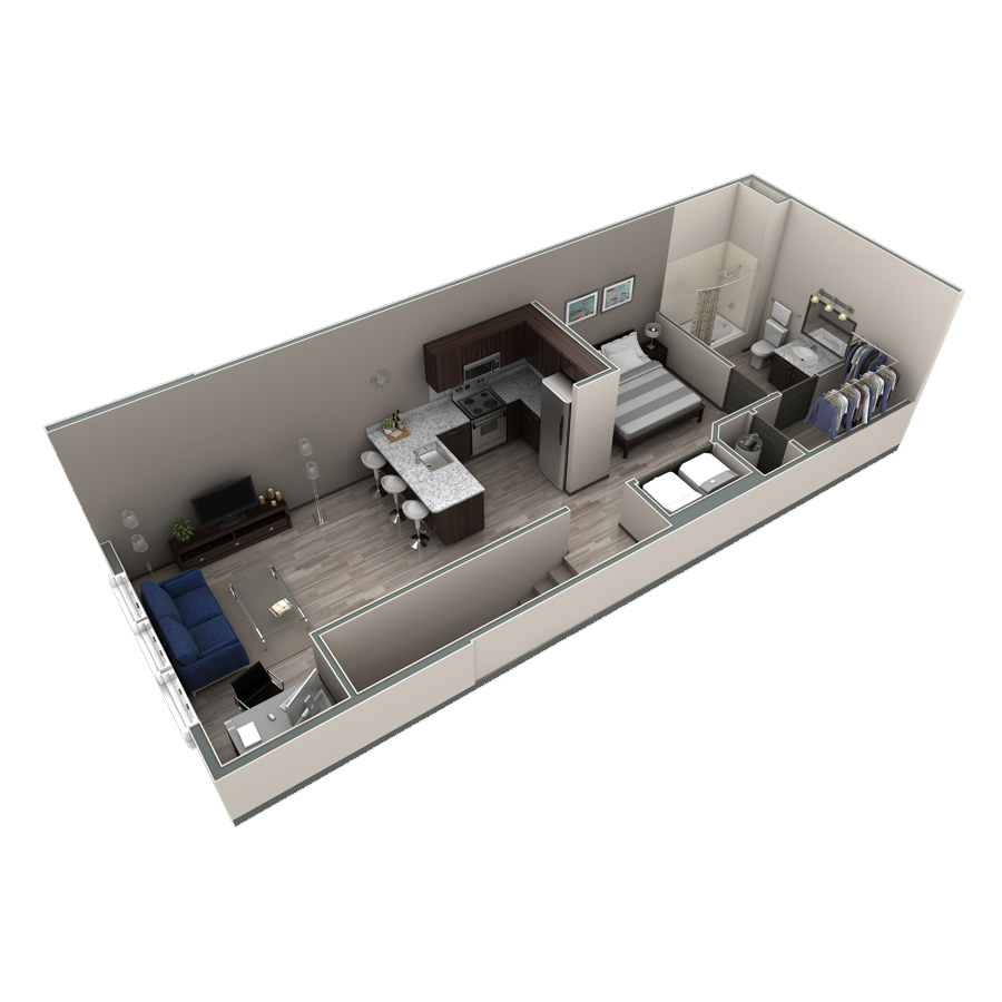 Studio Grand Overlook floor plan