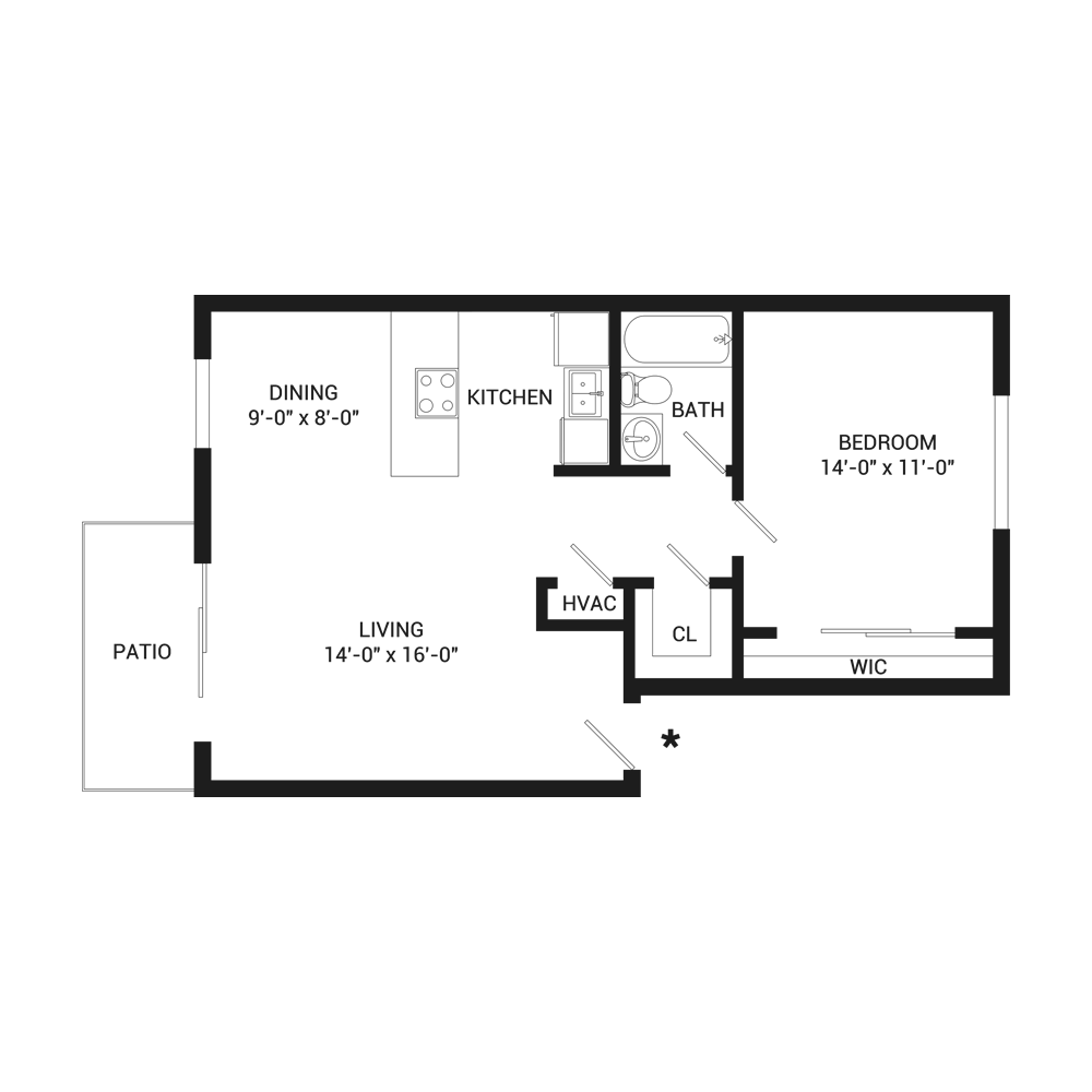 The Willow floor plan