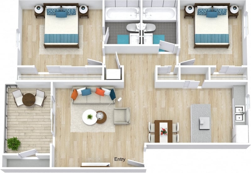 The Pine floor plan