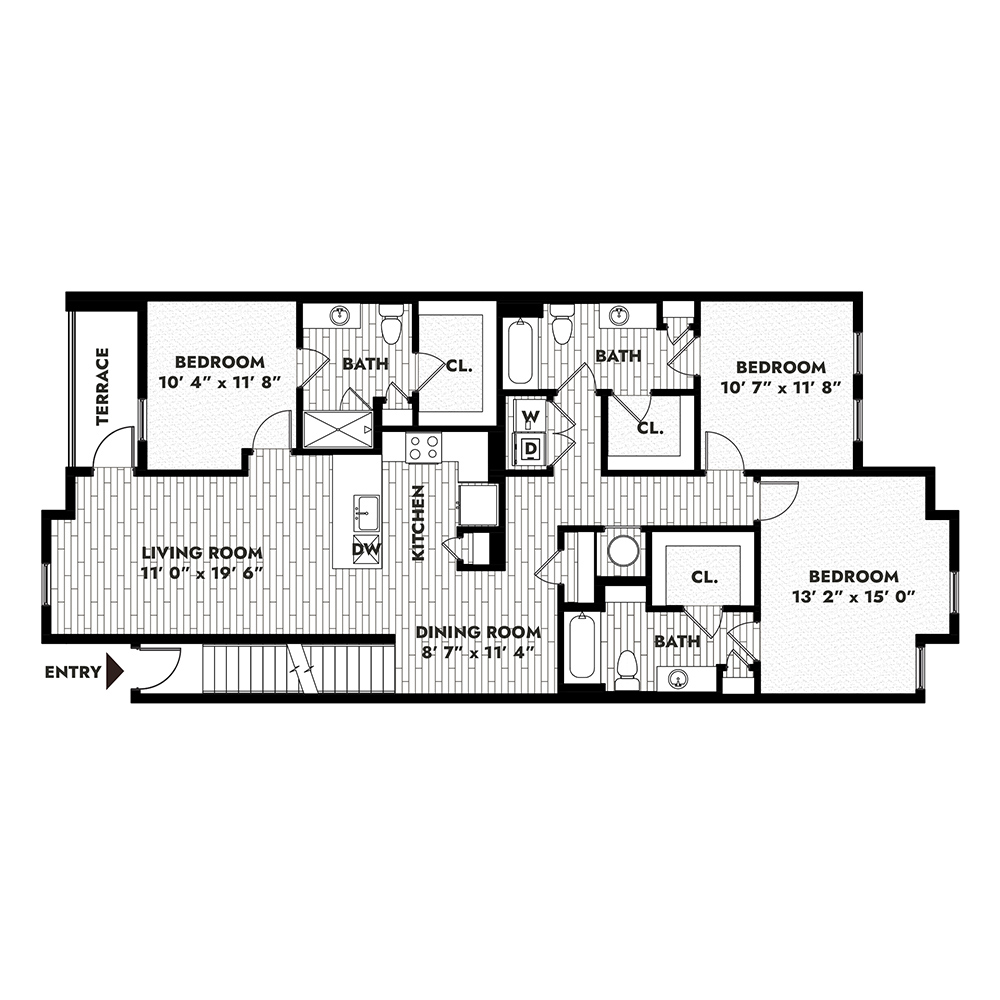 3B floor plan