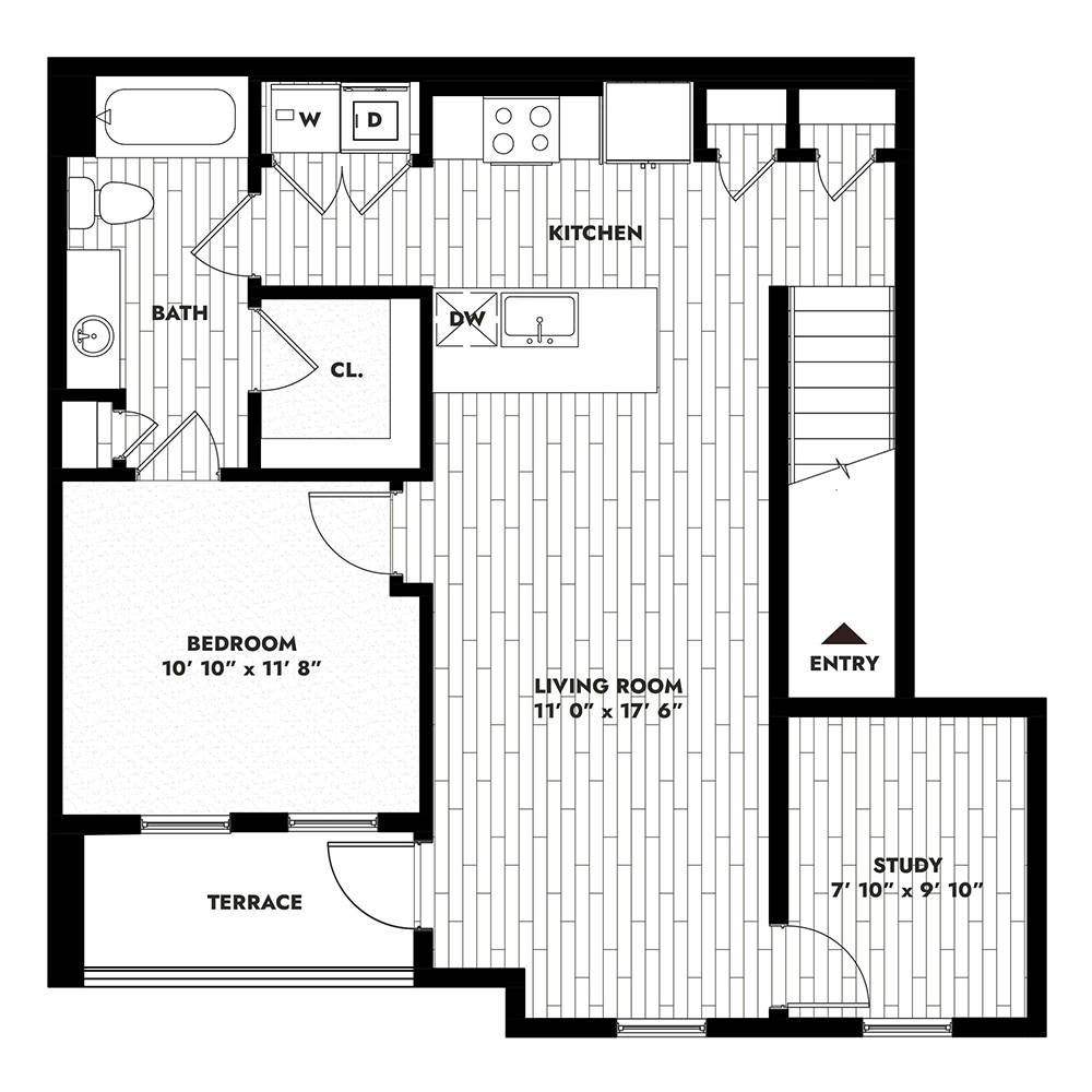 1B - ALT floor plan