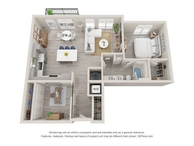 A10 Den floor plan
