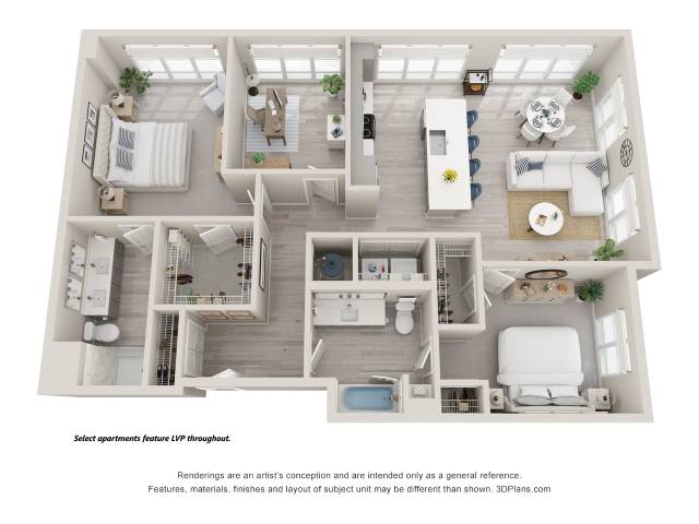 B11 Den floor plan