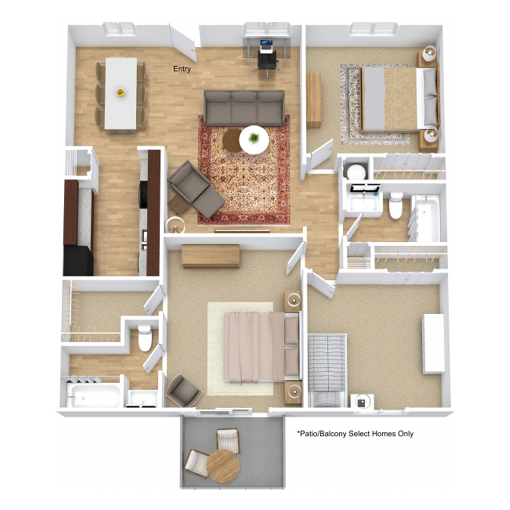 The Orchid floor plan