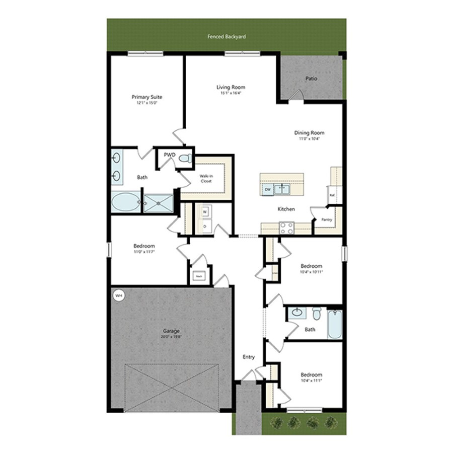 Pimento floor plan