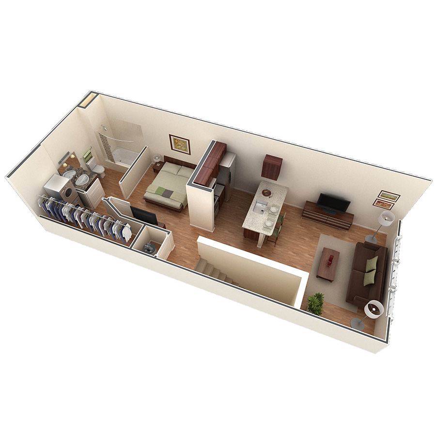 Studio Grand Overlook floor plan