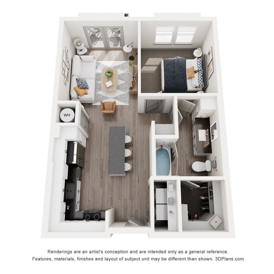A1C floor plan