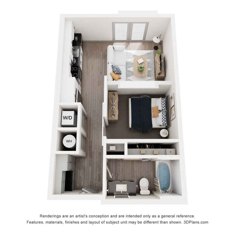 E1 floor plan