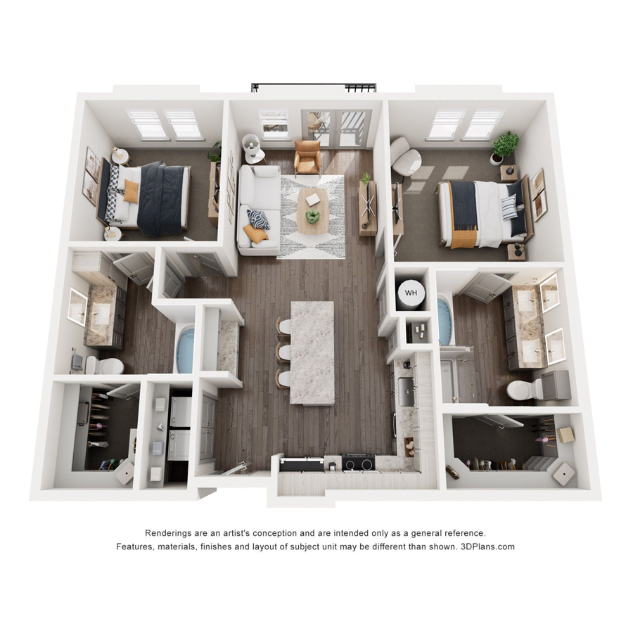 B2A floor plan