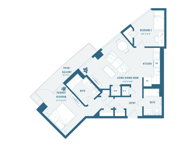 Colette D1 floor plan
