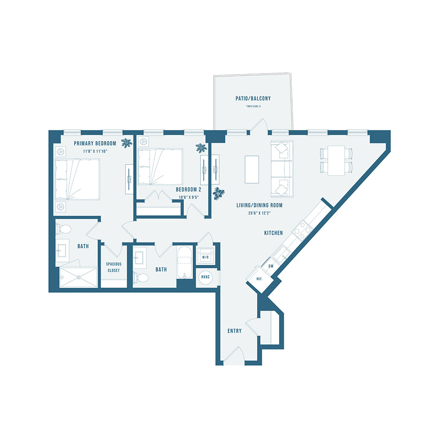 Colette D5 floor plan