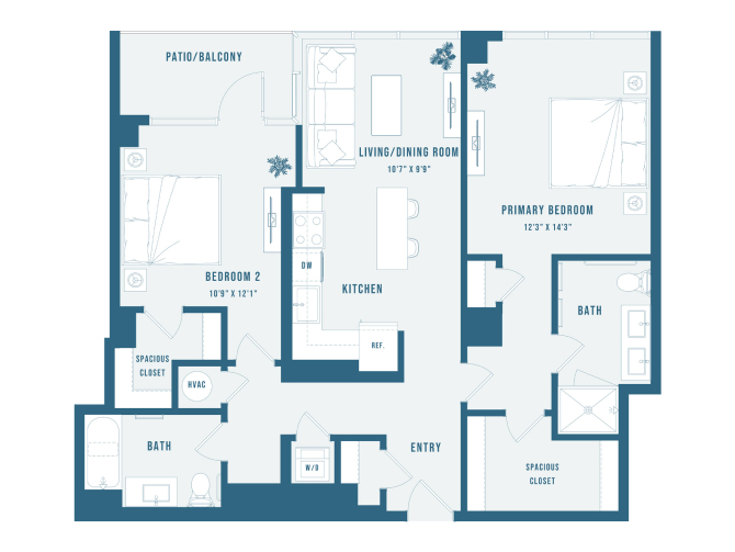 Colette D6 floor plan