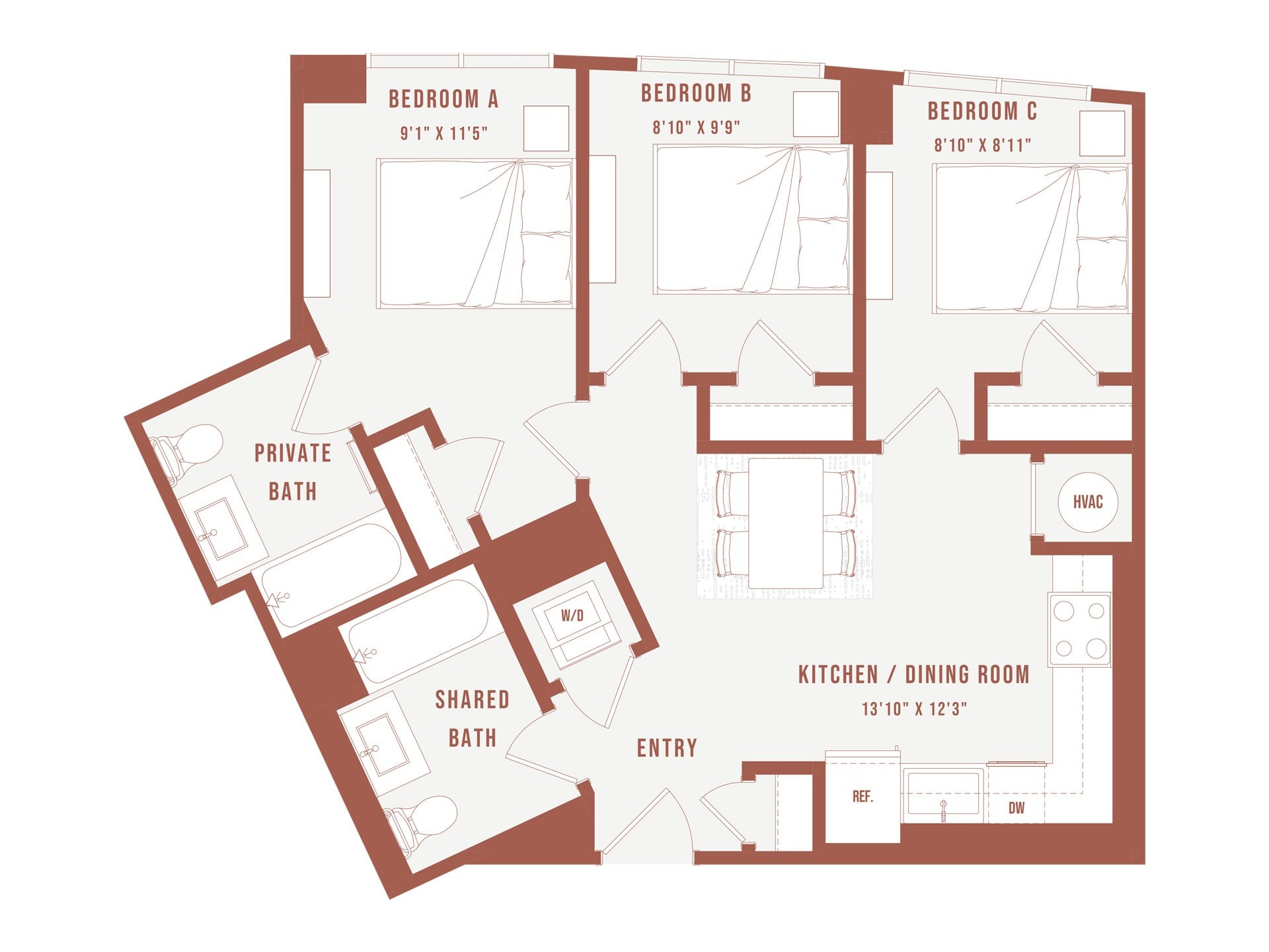 G1 floor plan