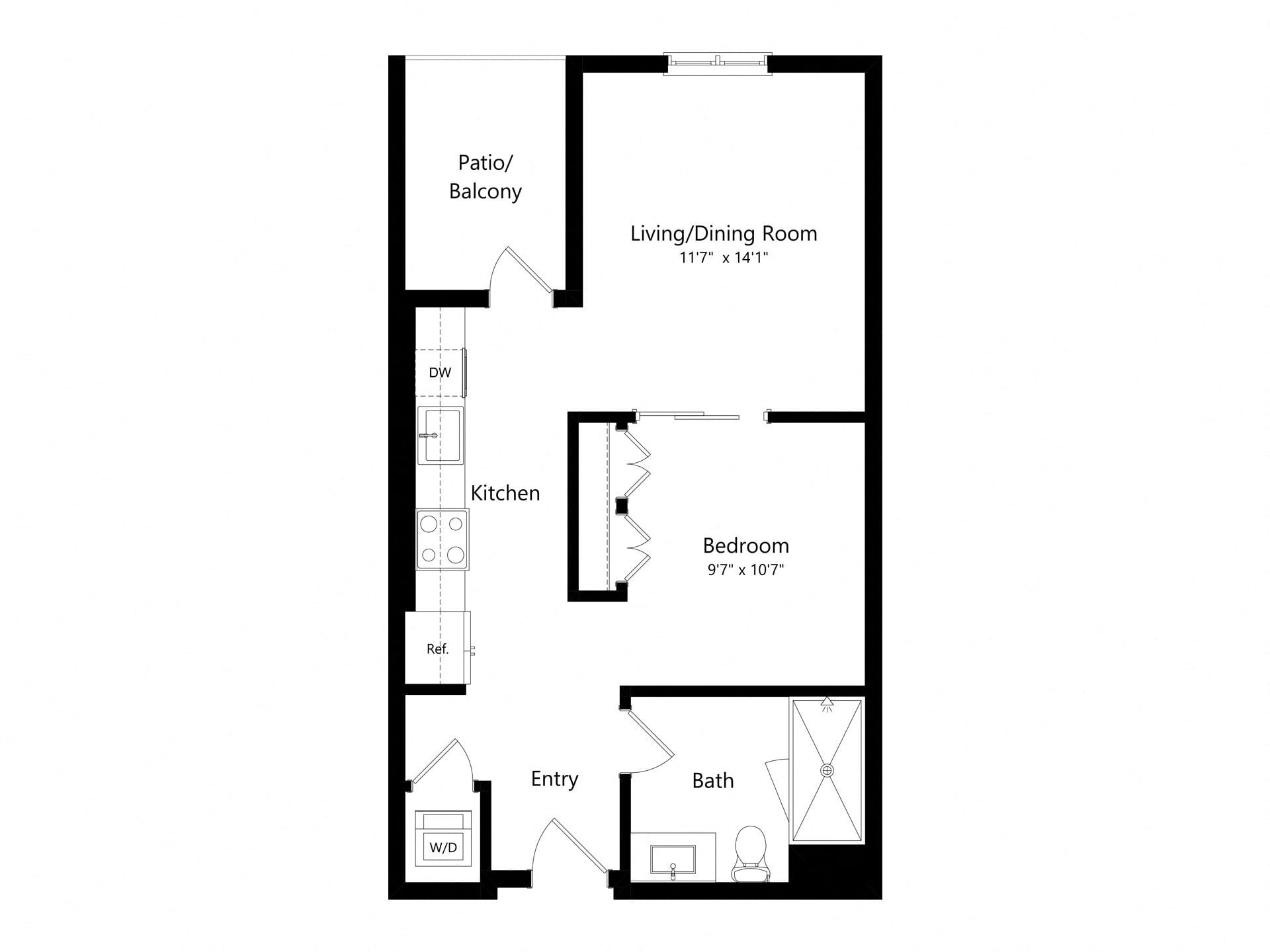 S1ADA floor plan