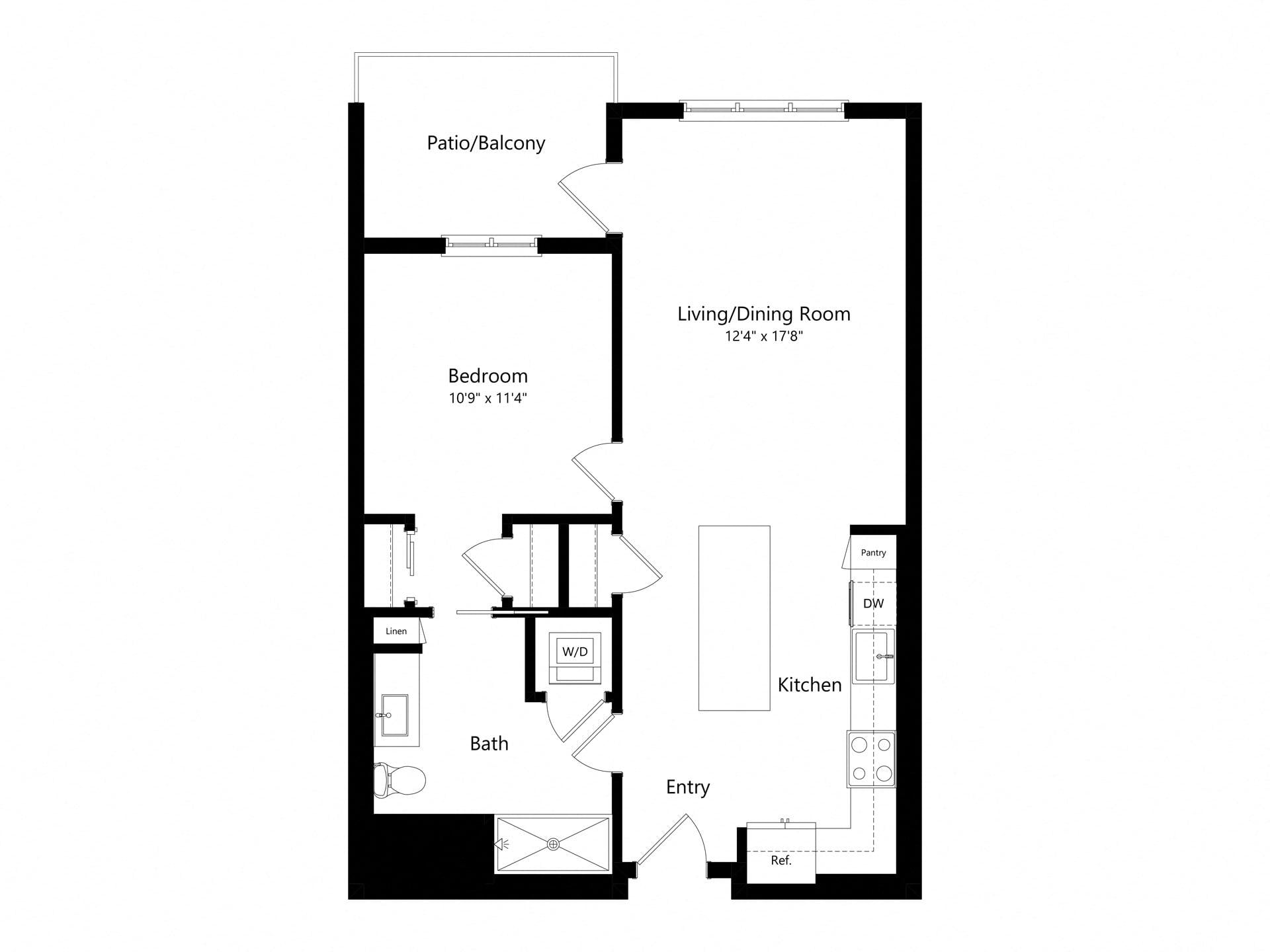 A1 floor plan