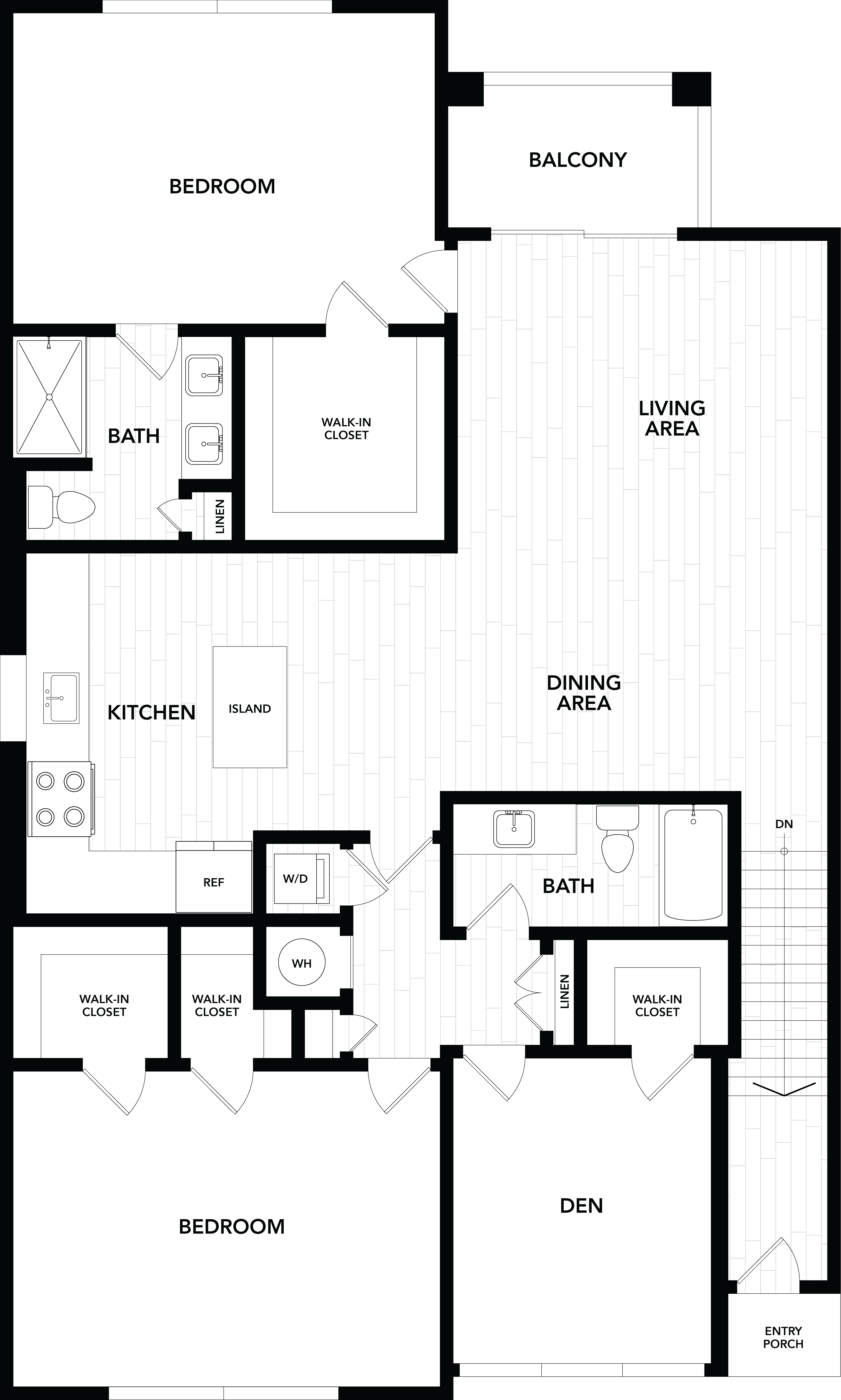 3 Bed/2 Bath-D5 floor plan