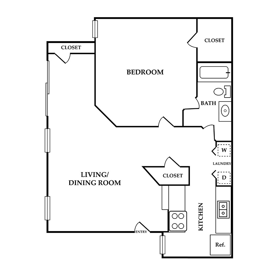 A2 floor plan