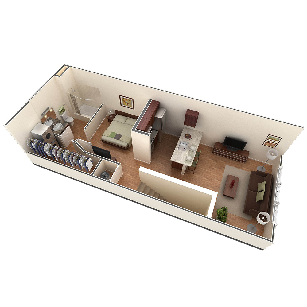 Studio Grand Overlook floor plan