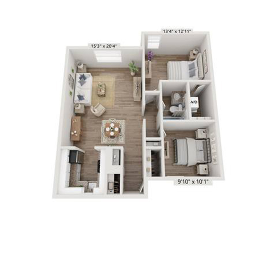 2/1 floor plan