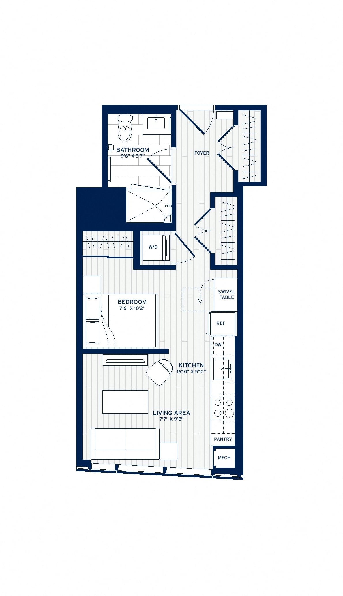 Studio-B2 floor plan