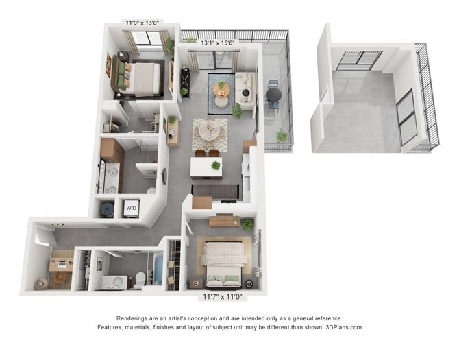 B2 floor plan