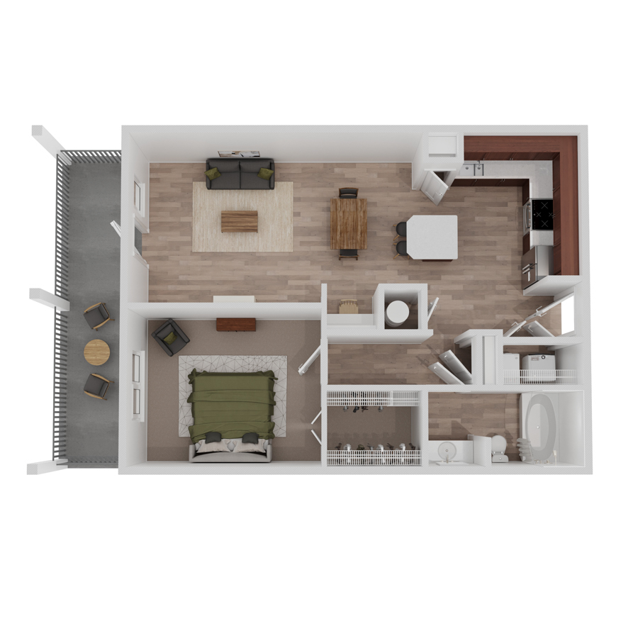 A1 floor plan