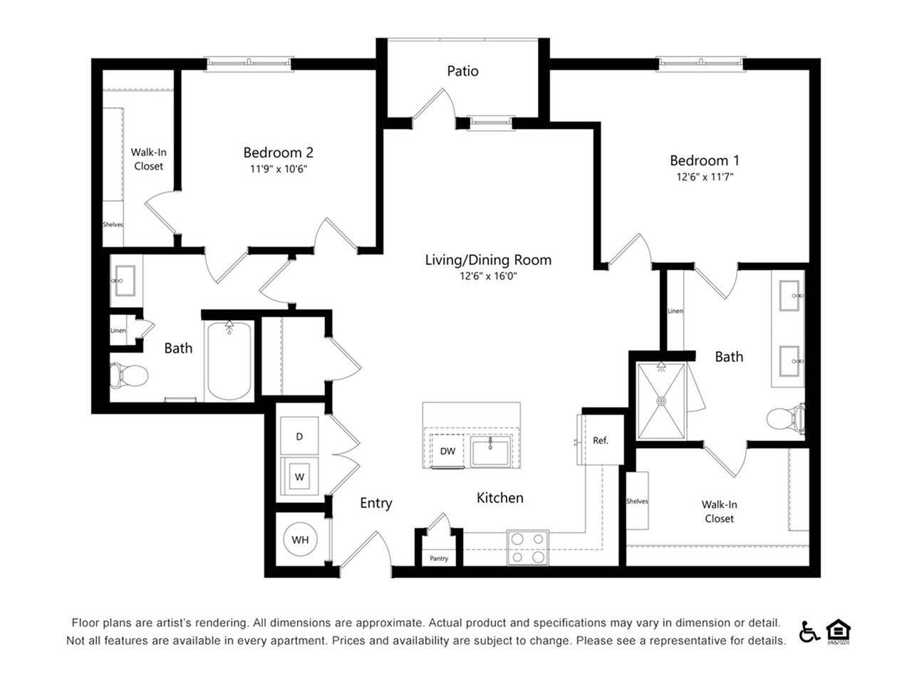 B2A floor plan
