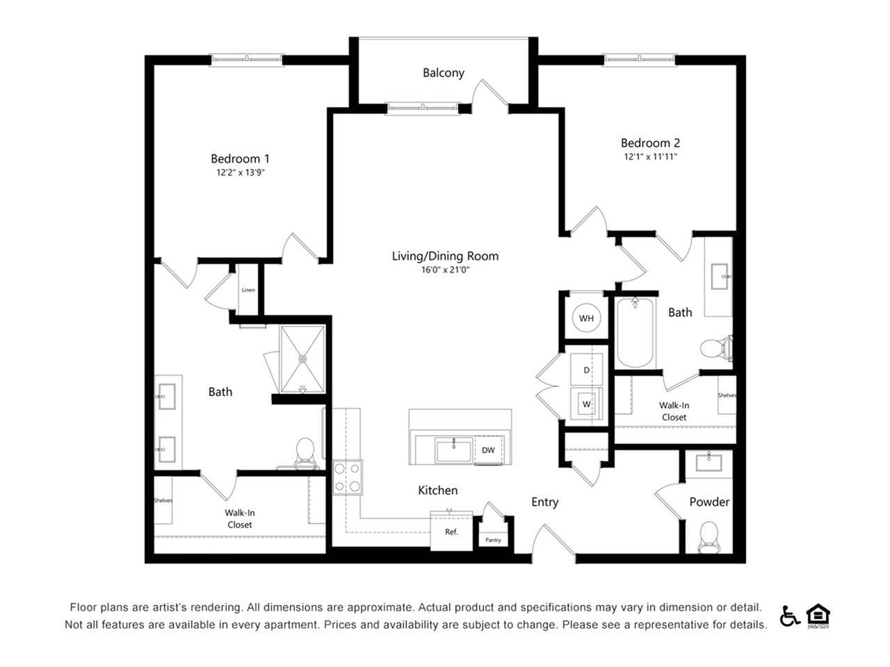 B4-HC floor plan