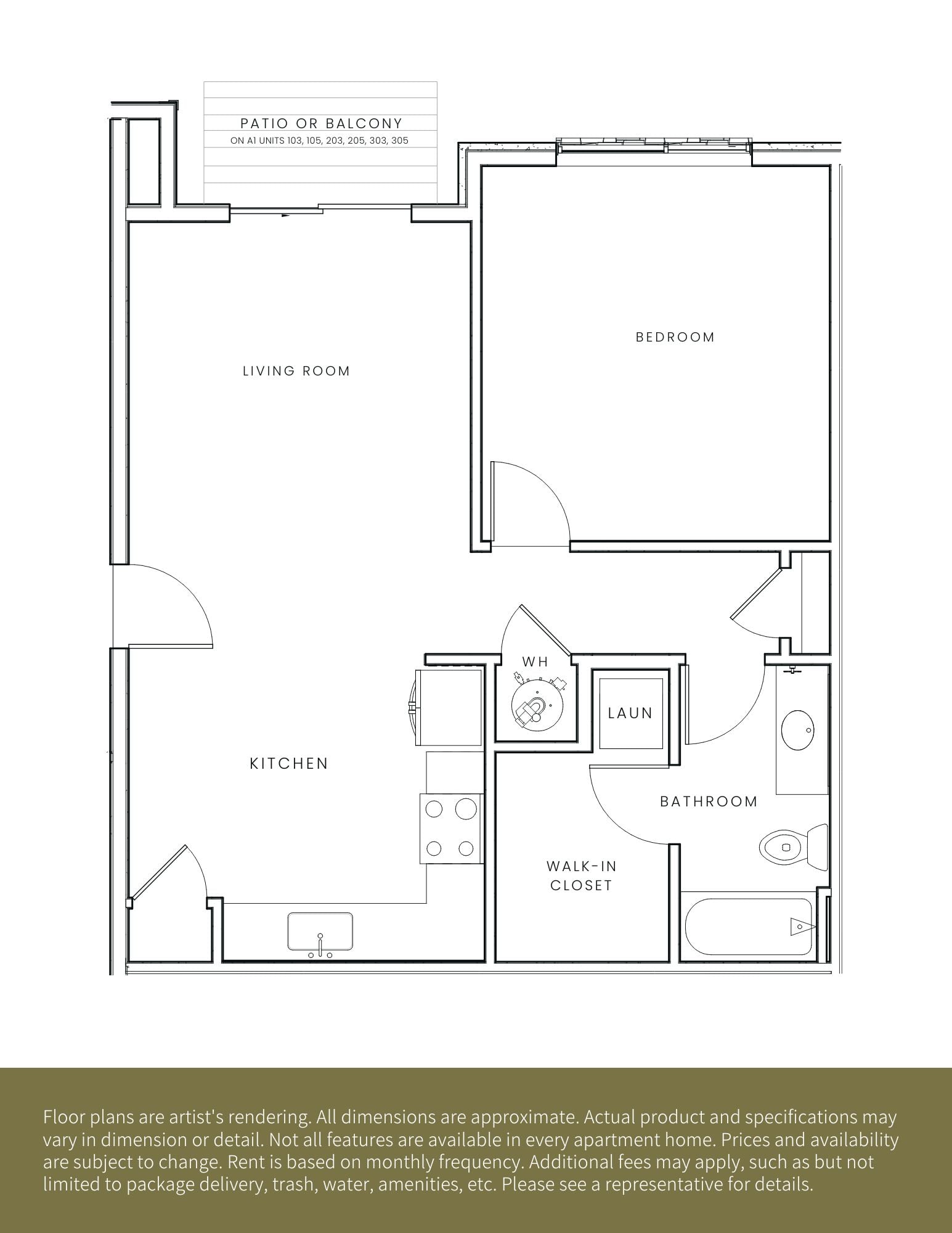 A1 floor plan