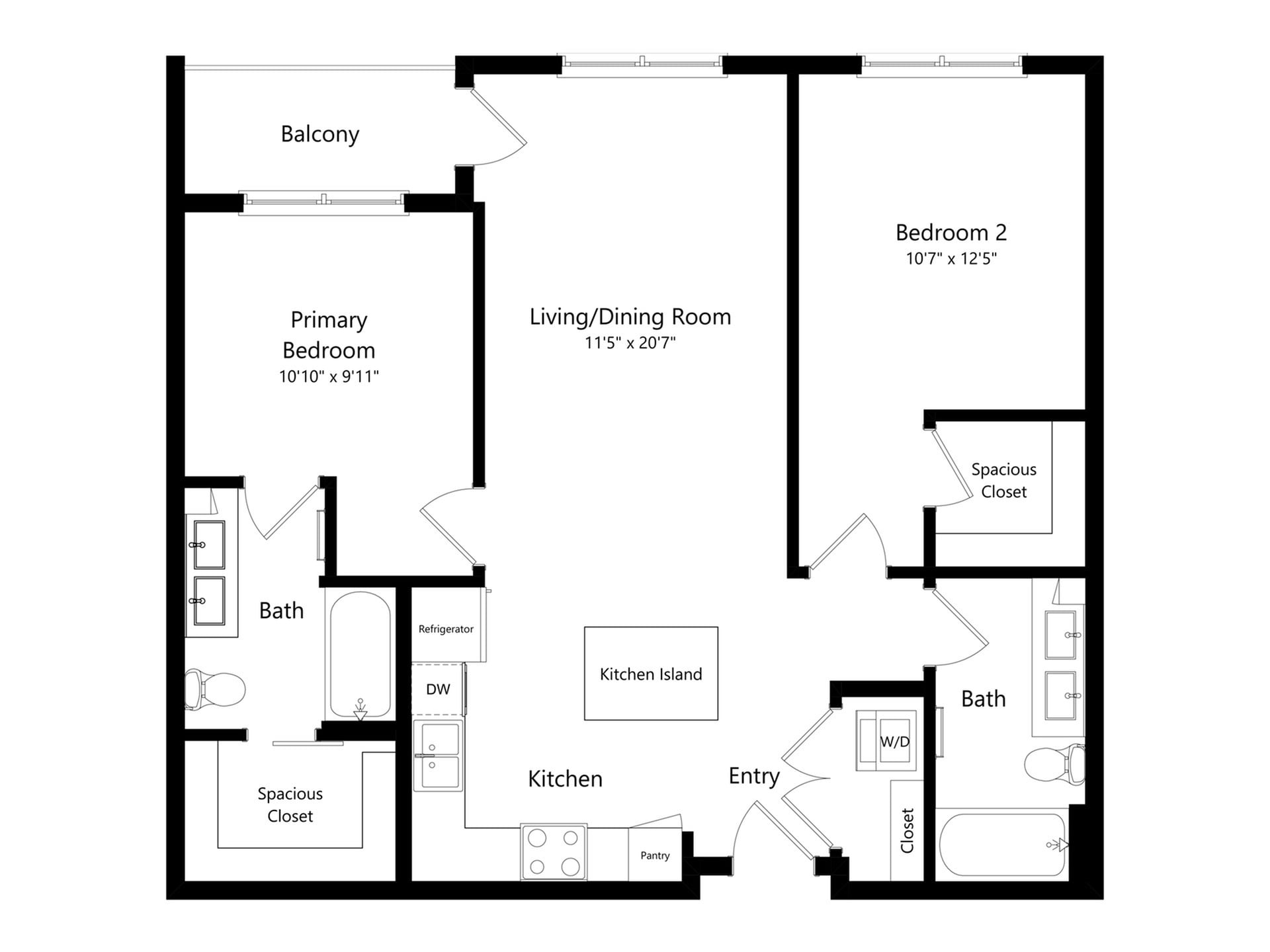 2B-3 floor plan
