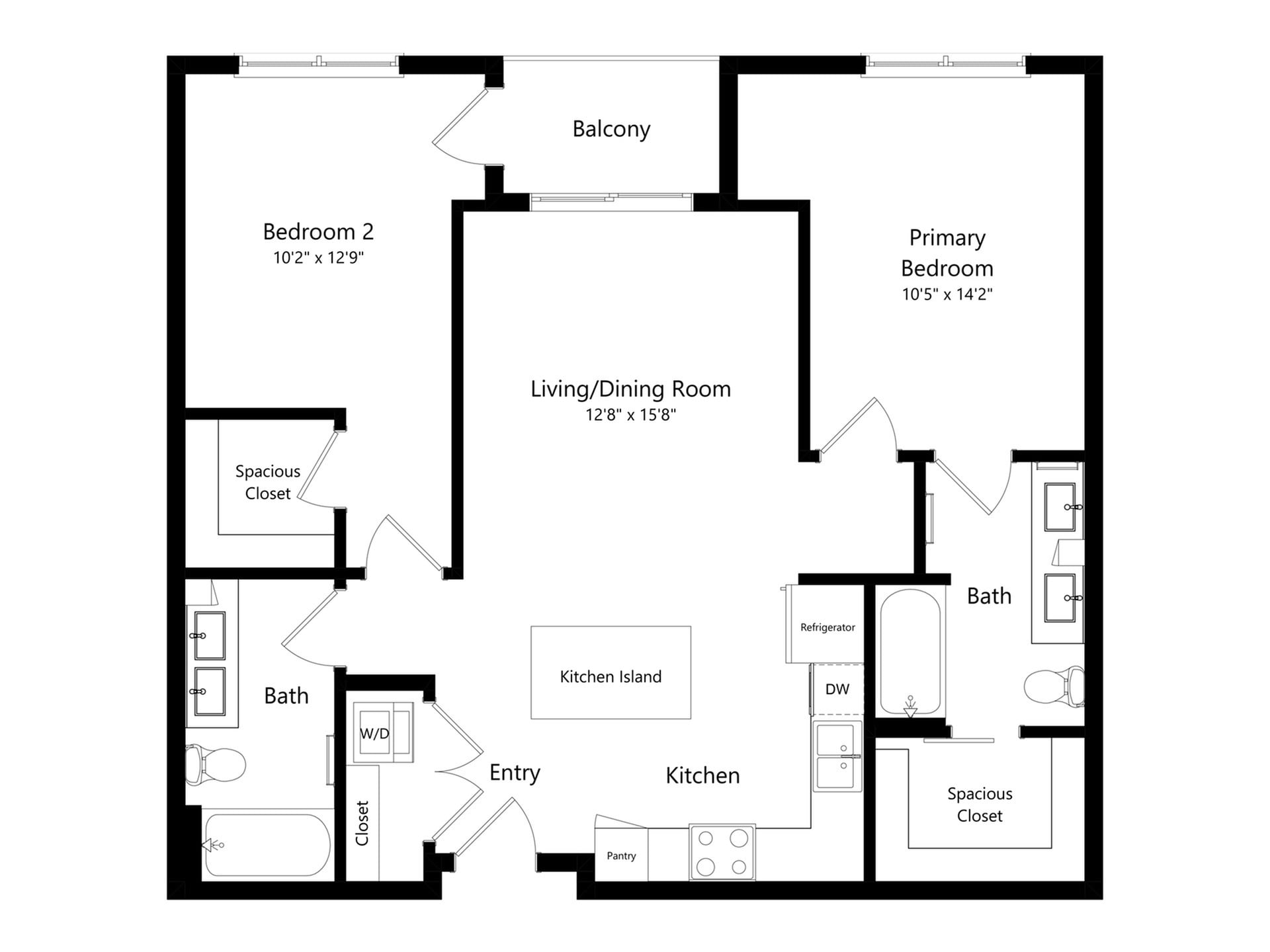2B-2 floor plan