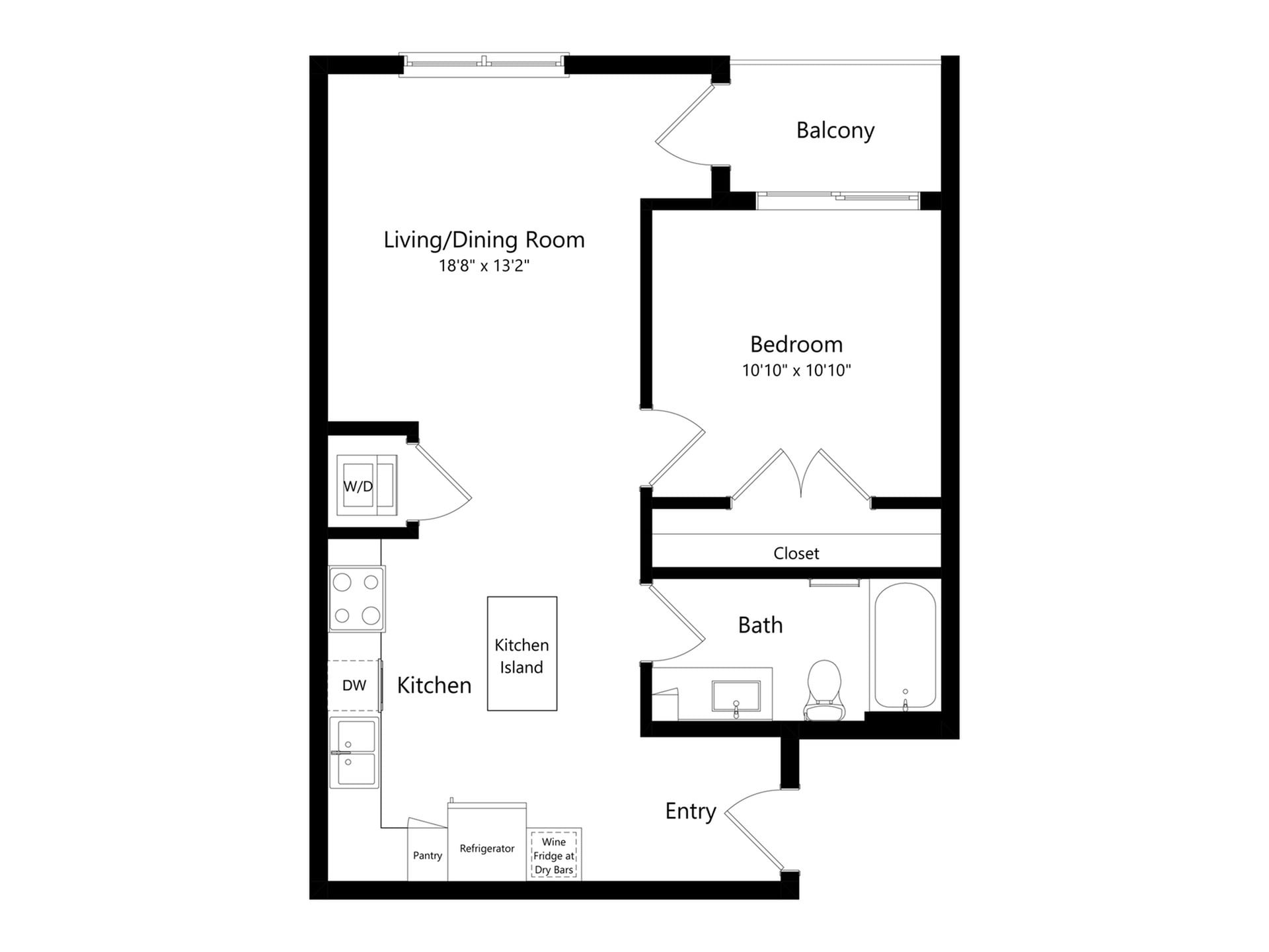 1B-6 floor plan