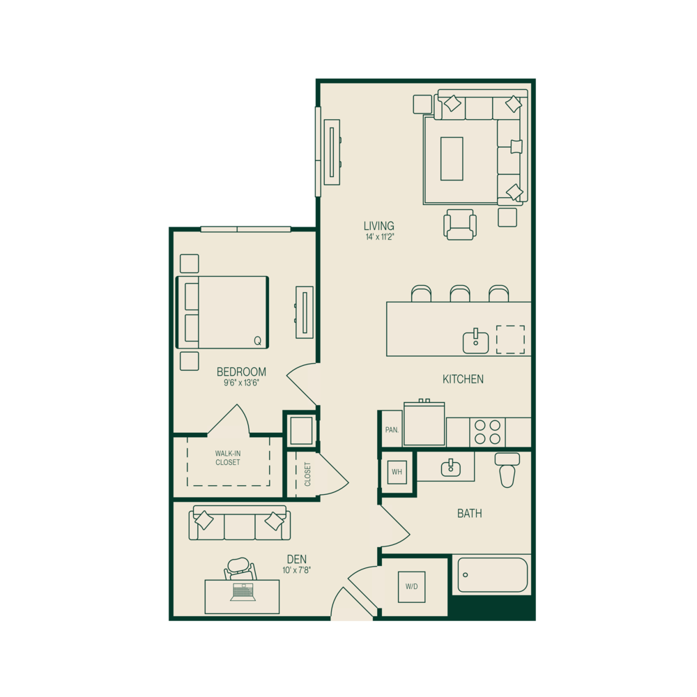 A9.Den floor plan