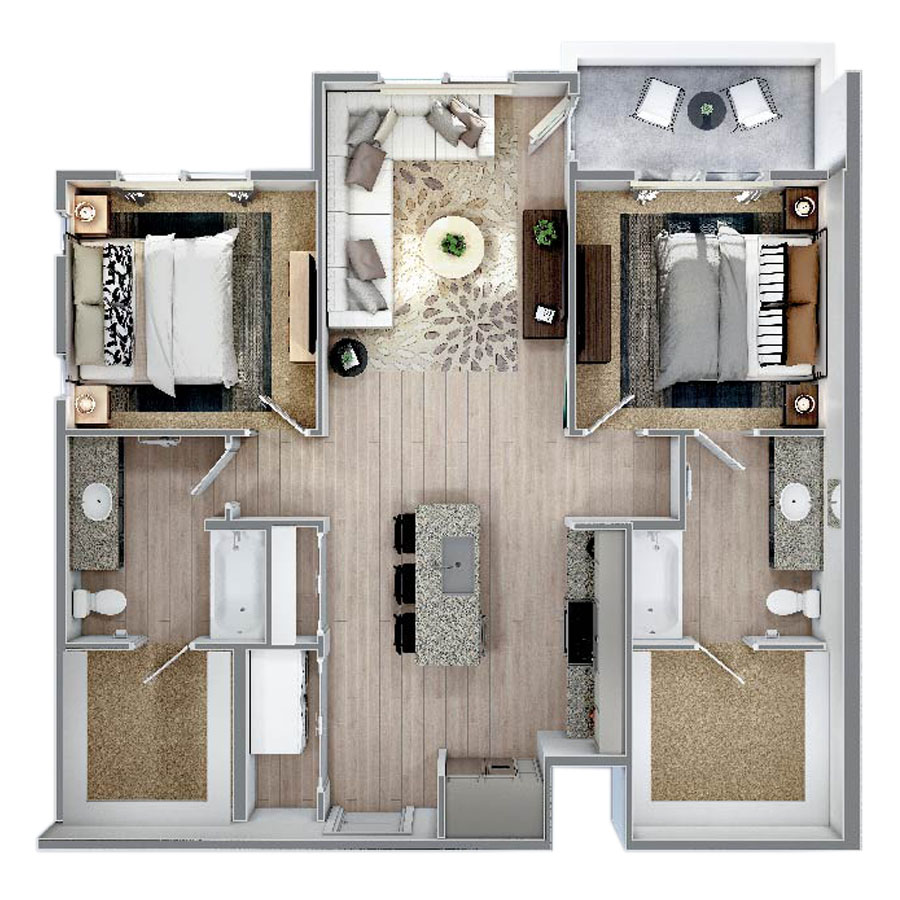 B floor plan
