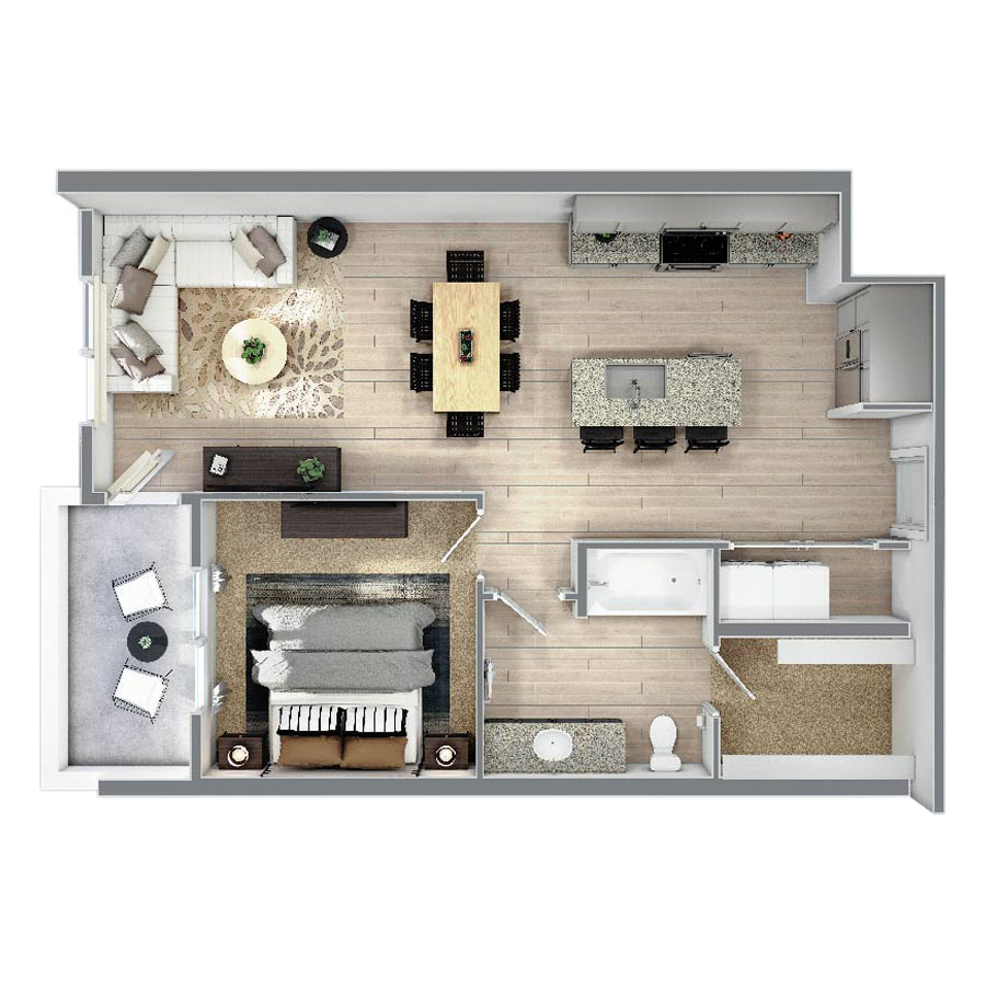 A floor plan