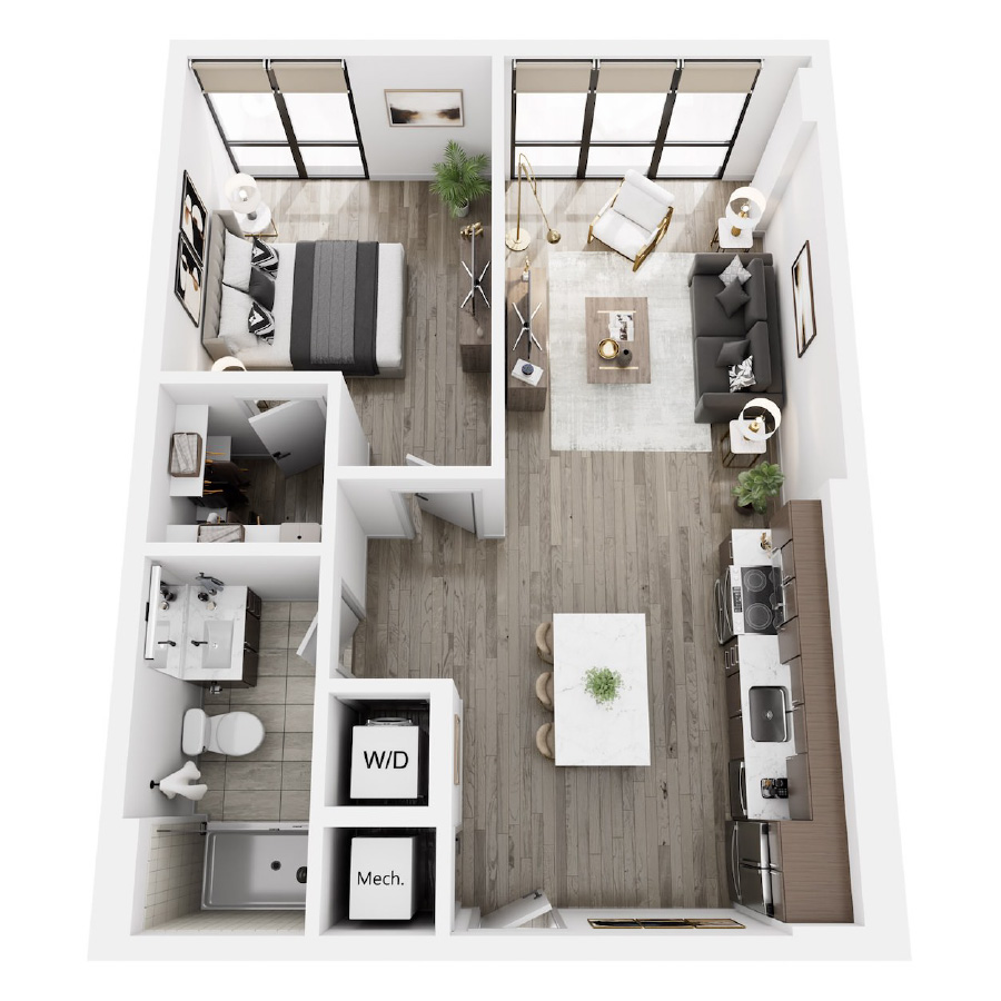 A2 floor plan
