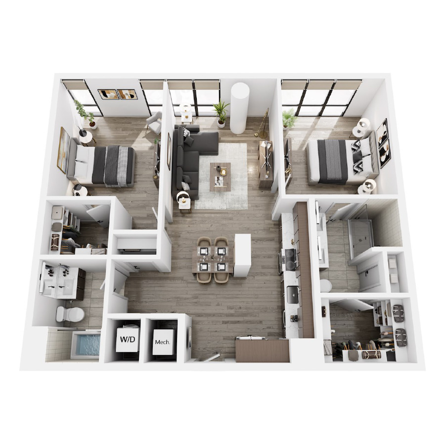 B2-3 floor plan