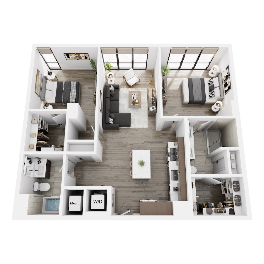 B2-2 floor plan
