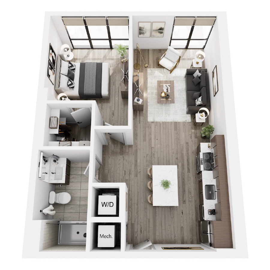 A2-3 floor plan